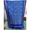 Pochampally Light Blue Color Dupatta With Dark Blue Border