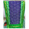 Pochampally Dark Blue, and Parrot Green Border Dupatta
