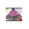 Pochampally Ikkat Light Pink Lehenga With Dark Blue Border