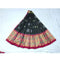 Pochampally Ikkat Black Lehenga With Pink Color Border