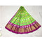 Pochampally Ikkat Parrot Green With Elephant & Parrots Design Lehenga