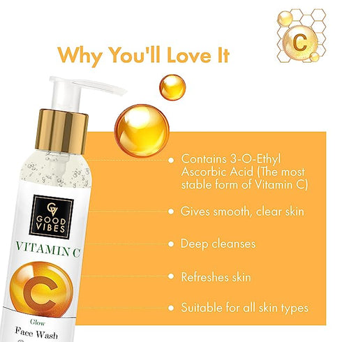 Good Vibes Vitamin C Glow Face Wash