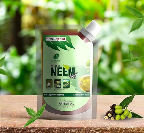 B Natural Organic Cold Pressed Pure Neem Oil For Spray On Plants & Garden herbal pest repellent