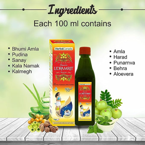 Herbal Canada Udramrit Swaras 500ml