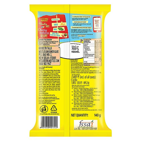 Maggi 2 Minute Instant Noodles Suitable For Vegetarians Masala