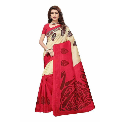 Designer Cotton Saree with Blouse Piece