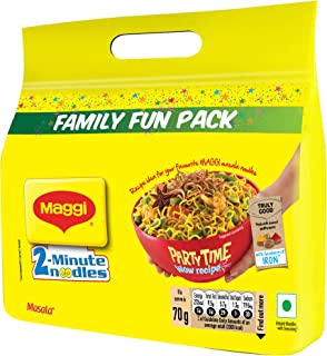 Maggi 2 Minute Instant Noodles Suitable For Vegetarians Masala