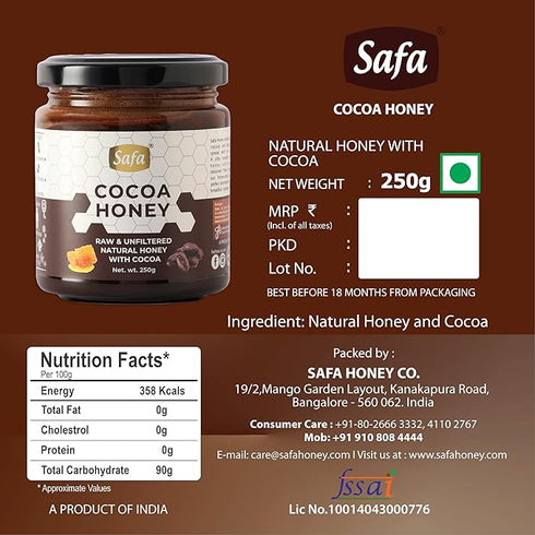 Safa Choco Spread Cocoa Honey