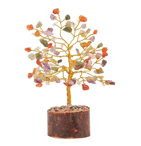 Mix Chakra Gemstone Tree Crystals Money Tree