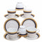 Classical Golden Border Cup Set with Saucer, Set of 12, 200ml