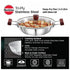 Hawkins TriPly Stainless Steel Deep Fry Pan Kadhai 26 cm Diameter 2.5 L