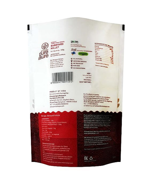 Pure & Sure Organic Barnyard Millet