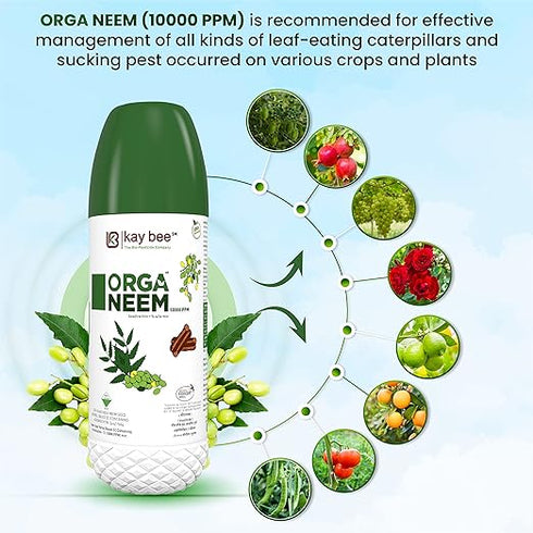 Organeem | 10000 PPM Neem Oil for Agriculture Farming