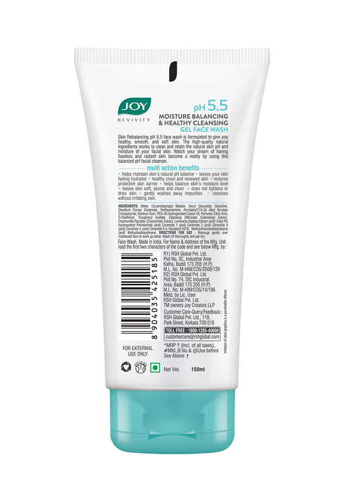 Joy Revivify pH 5.5 Gel Face Wash