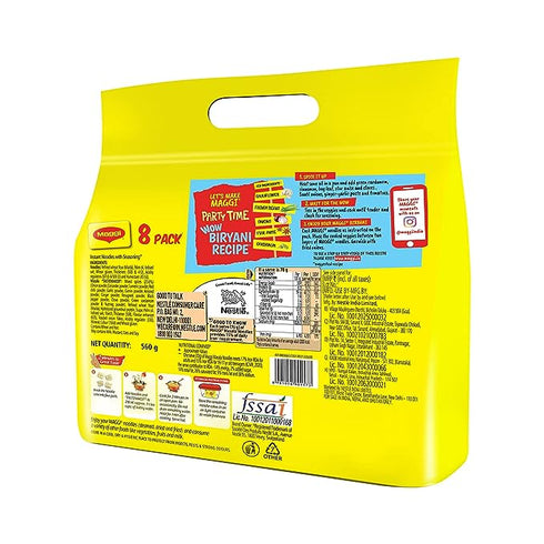 Maggi 2 Minute Instant Noodles Suitable For Vegetarians Masala