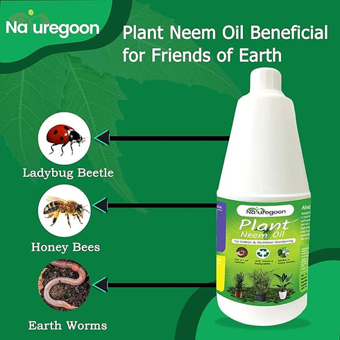 Naturegoon Cold Pressed Water Soluble Neem Oil 1 Ltr