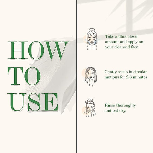 Good Vibes Brazilian Volcanic Black Clay Skin Detox Face Scrub 50g