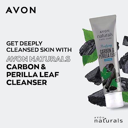 Avon Naturals Carbon And Parilla Leave Cleanser 100g