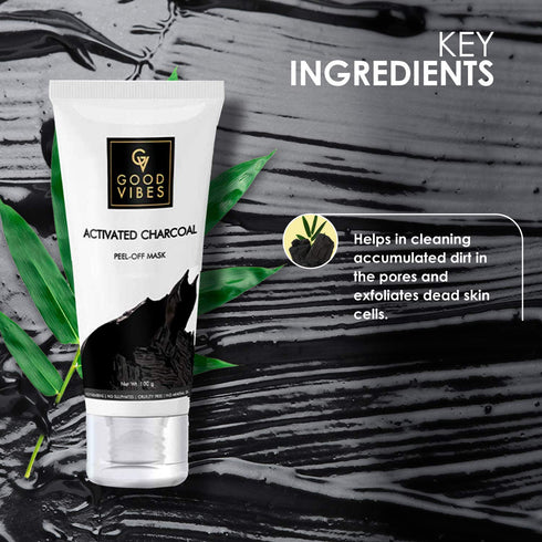 Good Vibes Activated Charcoal Peel Off Mask