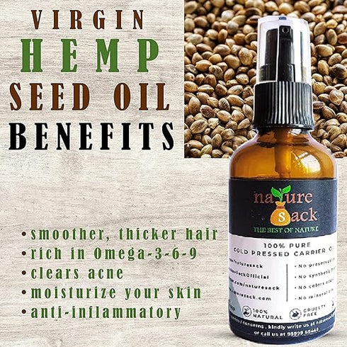 Naturesack The Best Of Nature Hemp Seed Oil For Skin 100ml