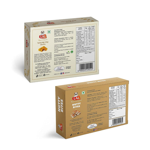 Lal Sweets Mysore Pak Signature and Sugarless Nuttybite