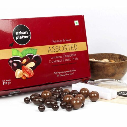 Urban Platter Assorted Chocolate Covered Exotic Nuts