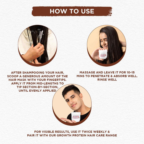 Bella Vita Organic Growth Protein Hair Masque 200g