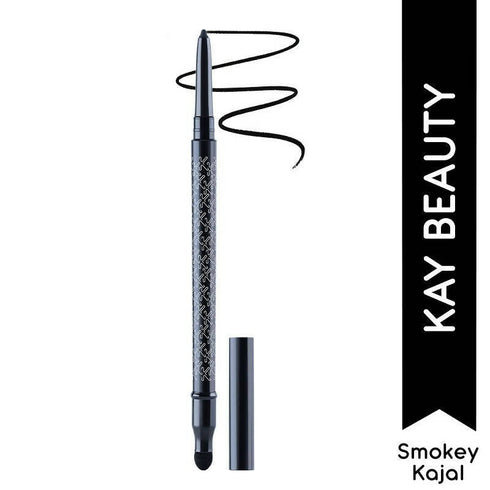 Kay Beauty Waterproof Smokey Kajal with Smudger | Raven Hue