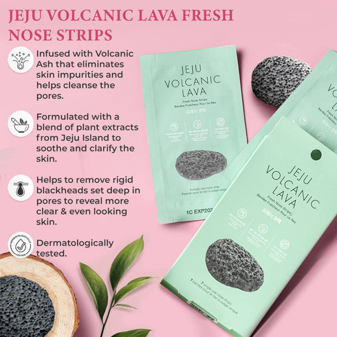 The Face Shop Jeju Volcanic Lava Fresh Nose Strips