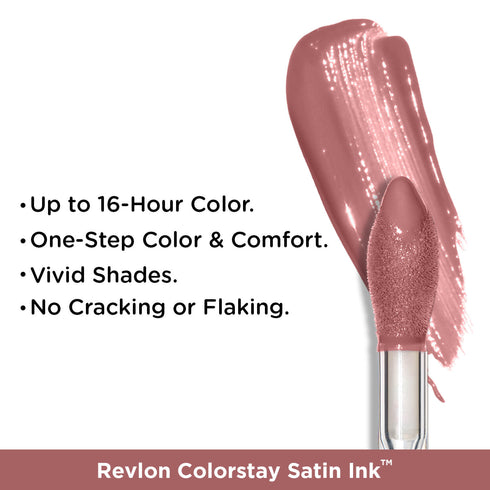 Revlon Colorstay Satin Ink Liquid Lip Color-Partner In Crime 5ml