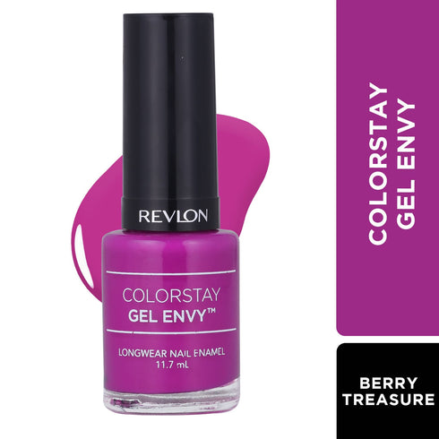 Revlon Colorstay Gel Envy Long Wear Nail Enamel-Berry Treasure 11.7ml
