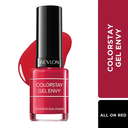 Revlon Colorstay Gel Envy Long Wear Nail Enamel-All On Red 11.7ml
