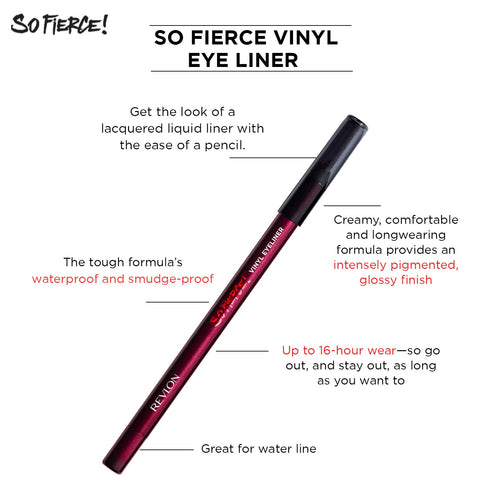 Revlon So Fierce Vinyl Eye Liner-Righteous Rum 1.2g