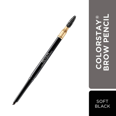 Revlon Colorstay Brow Pencil-Soft Black 0.35g