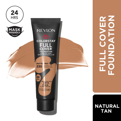Revlon Colorstay Full Cover Foundation-Natural Tan 30ml