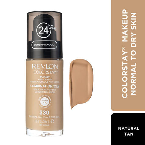 Revlon Colorstay Makeup For Combination/Oily Skin with SPF 15-Natural Tan 30ml