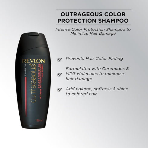 Revlon Outrageous Color Protection Shampoo 190ml