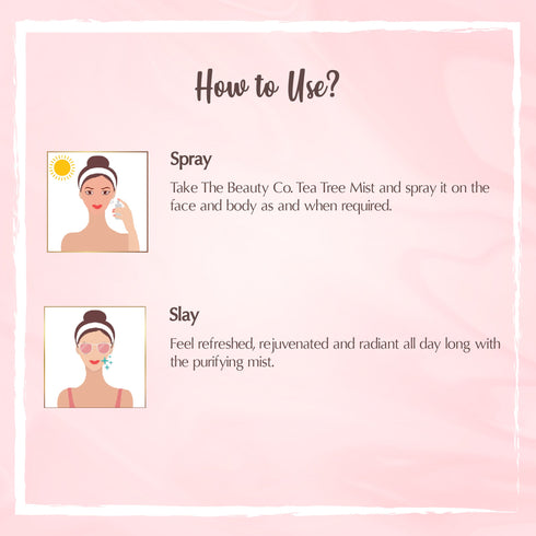 the beauty co Tea Tree Mist For Pure Skin | Facial Mist