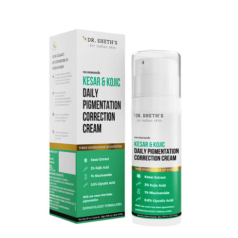 Dr. Sheth's Kesar and Kojic Daily Pigentation Correction Cream 30g