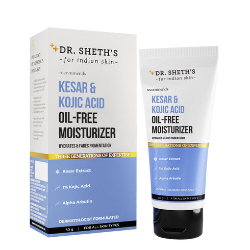 Dr. Sheth's Kesar and Kojic Acid Oil Free Moisturizer 50g