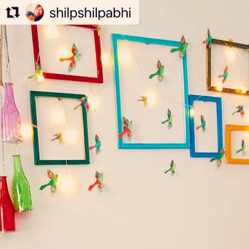 Paper Birds for Wall Decoration: Set of 24