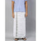 Ramraj Cotton Silver Bright 1.5 Inch Border Dhoti