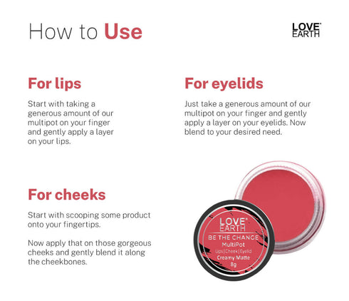 Love Earth MultipotBe The Change Lip Tint