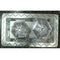 Silver Coated Plastic Plate With 2 Haldi Kumkum Boxes