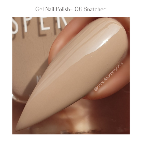 Spekta Gel Shine Nail Polish 08 Snatched Nude Brown