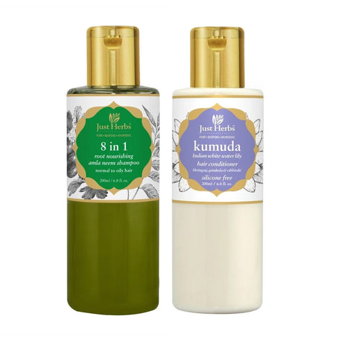 Just Herbs Hair Fall Control Combo - GWP 100ml each