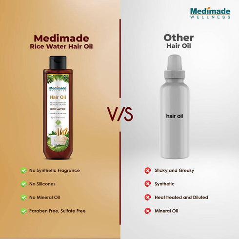 Medimade Wellness Rice Water Hair Oil