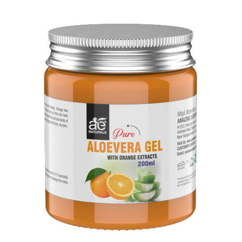 Ae Naturals Pure Aloevera Gel With Orange Extracts 200 ml