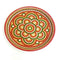 Prakruthi Decorated Aarti Plate (Red, White, Yellow and Green Kundans) 300g