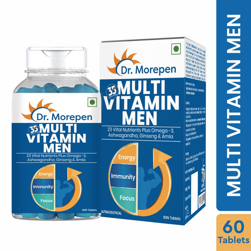 Dr. Morepen Multivitamins For Men With Omega 3 And Herbs